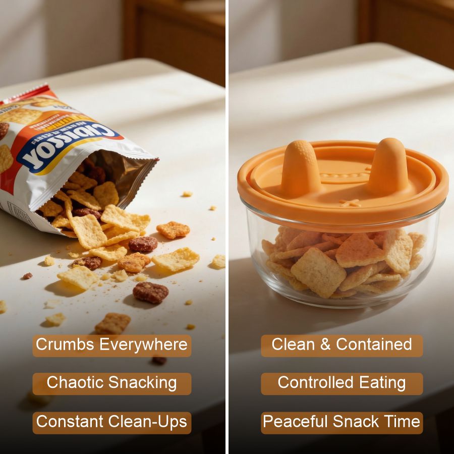 CalmBite™ Sensory No-Mess Snack Cup