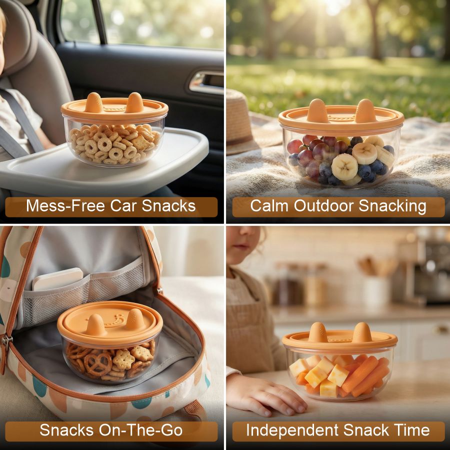 CalmBite™ Sensory No-Mess Snack Cup